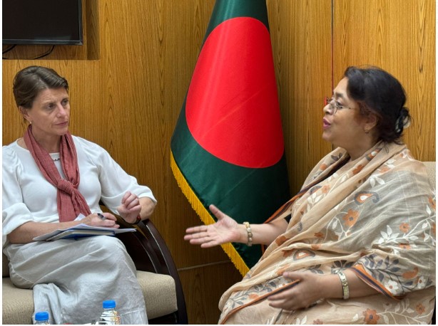 মহিলা ও শিশু বিষয়ক প্রতিমন্ত্রীর সাথে জাতিসংঘের আবাসিক প্রতিনিধির সৌজন্য সাক্ষাৎ !